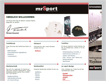 Tablet Screenshot of mr-sport.de